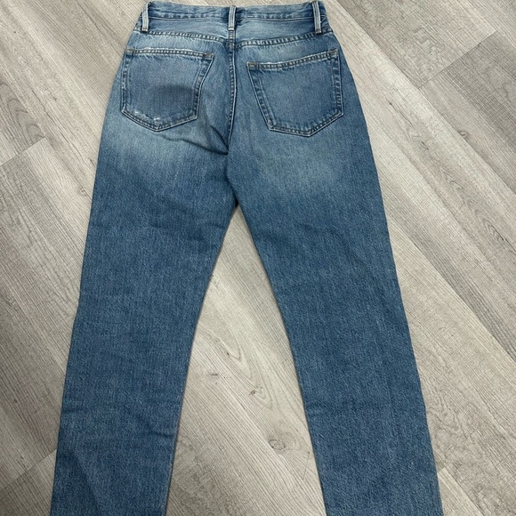 FRAME Le Original Jeans Bluejay Rips Size 24 - Picture 2 of 7